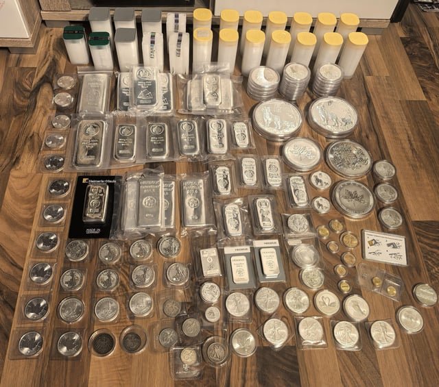 State of the stack. Won’t sell anything until we’ll see at least 200 USD/Oz