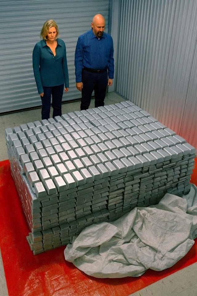 Skyler: “Walt, I thought you said we were just stacking a few ounces for retirement…”