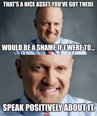 Please, Jim Cramer, for the love of everything holy, please don’t say anything bullish about silver!