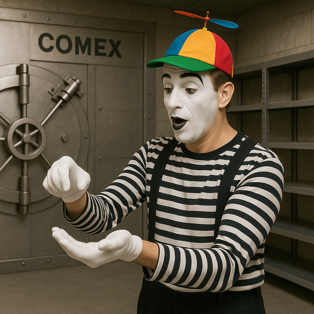 COMEX star employee proving once and for all there are copious amounts of PMs in the vault