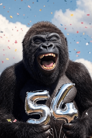 He’s One Happy Ape