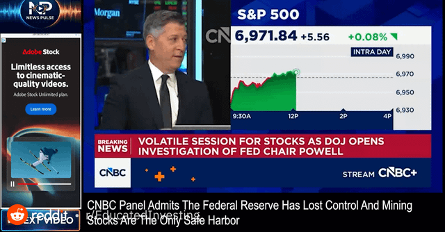 CNBC Panel Admits The Federal Reserve Has Lost Control And Mining Stocks Are The Only Safe Harbor
