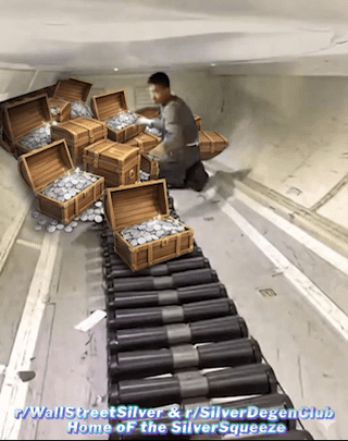 Live Footage of China Stacking Silver After Export Ban